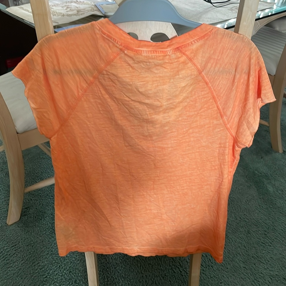 Sanctuary Womens V Neck Knit T-Shirt, SIZE S, Prickley Pear - Picture 7 of 8